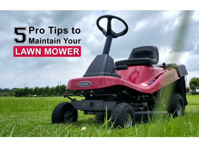 5 Pro Tips to Maintain Your Lawn Mower