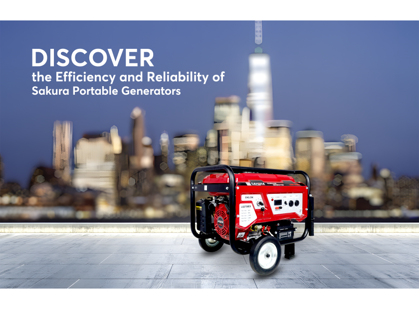 Discover the Efficiency and Reliability of Sakura Portable Generators 