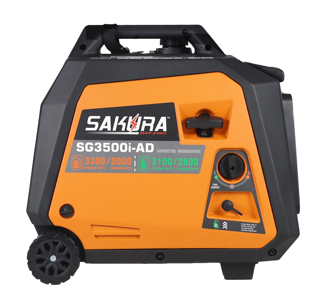 3.5 KW Inverter Generator SG3500i-AD (Dual Fuel)
