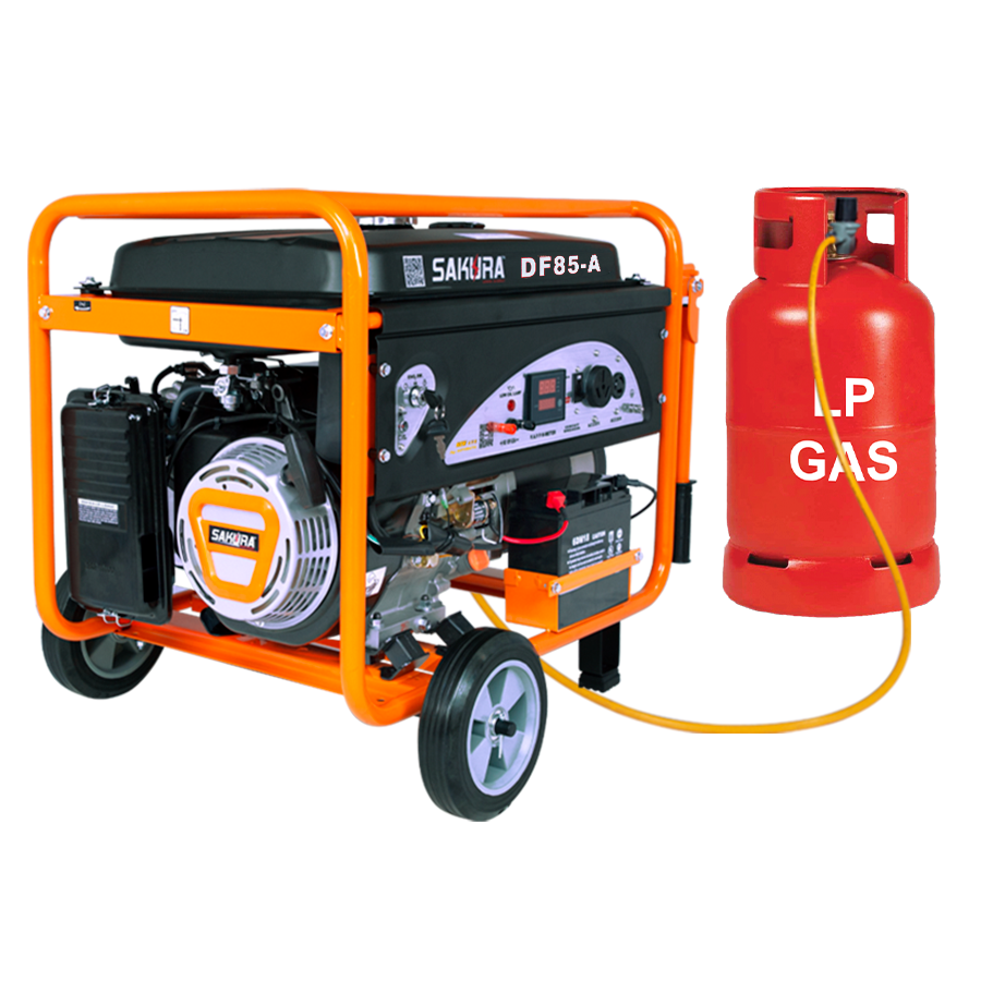9KW LPG Generator with ATS DF85-A 